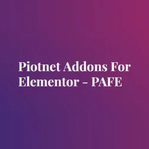 Piotnet Addons For Elementor Pro
