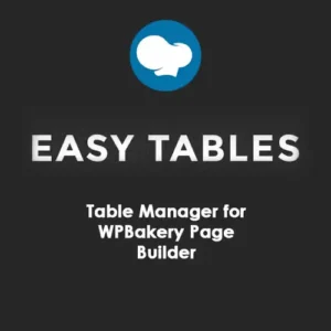 Easy Tables - Table Manager for WPBakery Page Builder