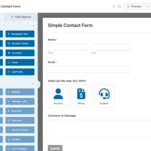 WPForms (Booking form addons)
